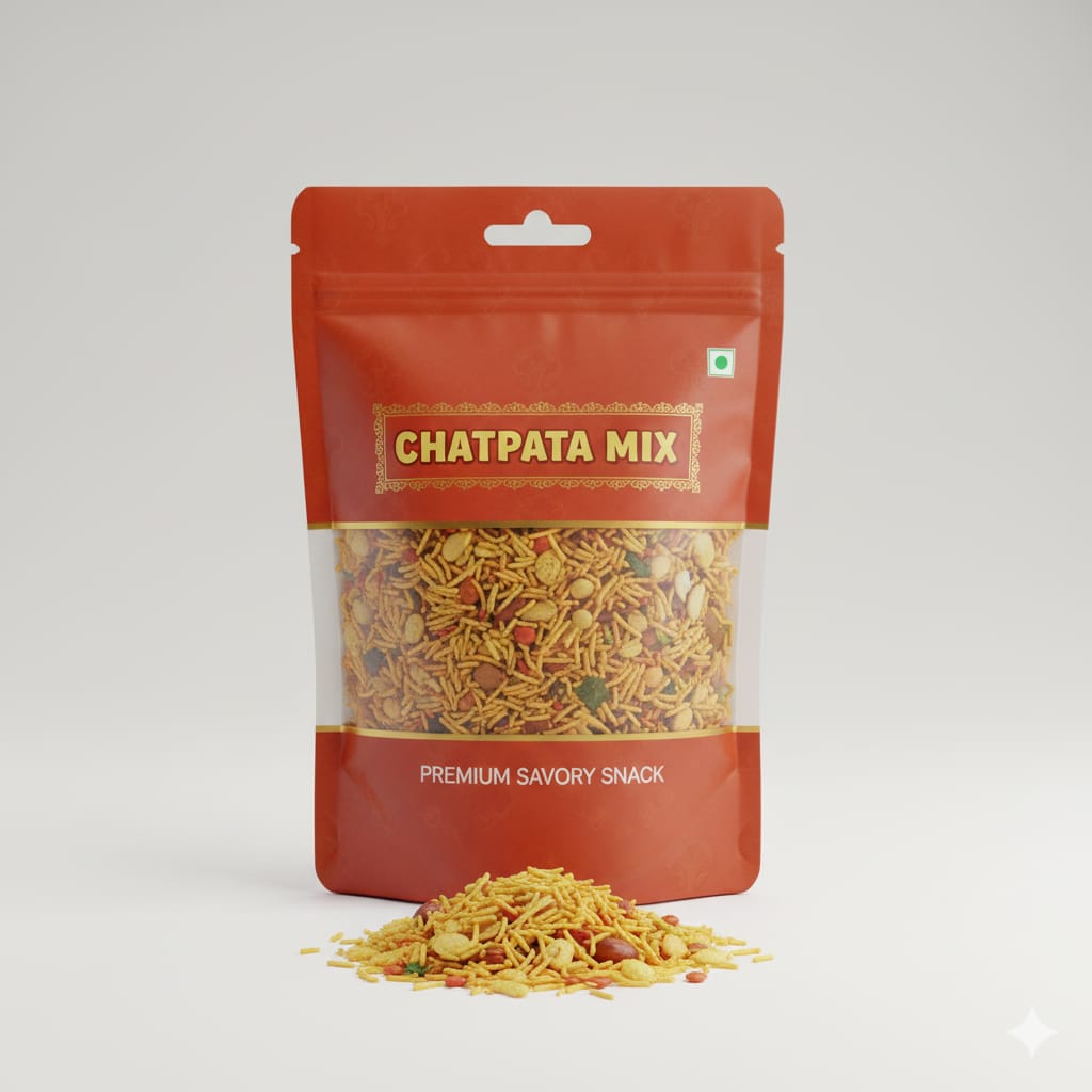 Zipper Namkeen Pouch